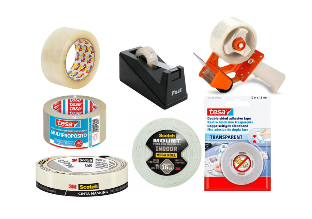 CINTAS ADHESIVAS Y ACCESORIOS